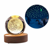 HOME & MARKER Svetilka Kristalna krogla, Nočna lučka, LED krogla LUMABALL luna + Zvezde, ki se svetijo v temi NIGHTSKY | LUMBNIGHTMOON