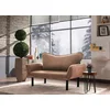 Atelier del Sofa Dvosed na razvlačenje Chatto 140x70x65cm Svetlobraon