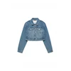 Pull&Bear Prehodna jakna moder denim