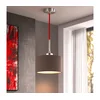 Eglo - LED luster na sajli TUNJA 1xE27/60W/230V O 20 cm braon/crvena