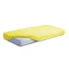 BabyMatex Frotirna rjuha z elastiko PREMIUM 70x140x10 rumena