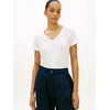 Tommy Hilfiger Majica WW0WW48704 Bela Regular Fit