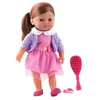 Dolls World Modna lutka Elizabeth rjavolaska z dodatki 36 cm