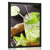 Plakat okusni Mojito - 60x90 silver