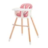 KINDERKRAFT Hranilica za bebe 2u1 Sienna roze-bela