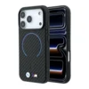 Maska BMW M Carbon Printed Ring Magsafe za iPhone 17 Pro/ 18 Pro crna
