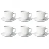 AdTREND Set skodelic za čaj 75989/6 kos/bel porcelan, (5000199479)