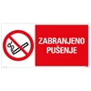 Znak - zabranjeno pušenje - 150x300mm