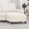 shumee vidaXL Tabure, bež, 70x55x41 cm, oblazinjen z mikrovlakni