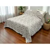 Pamučni prekivač sa dva lica 240x260cm Cream/White