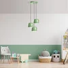 Opviq Luster Yozgat-N-1413, 45-114cm, 45 cm, 3xE27, Zeleni