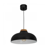 Viseći luster na sajli BURGOS 1xE27/60W/230V crna