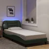 Okvir kreveta s LED-om bez madraca Hvar 90x200 cm od tkanine