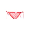 HUGO Spodnji del bikini Monogram Side Tie 50555665 Roza