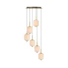 Zuma Line 003064-034750- LED luster na sajli AKARI LED/34W/230V prečnik 50,5 cm zlatna
