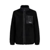 Jack & Jones Junior Jopa iz flisa JJESoho črna/bela