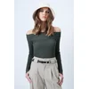Trend Alacati Stili Ženska bluza Alc-X14579, Zelena