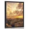 Plakat skale v morju - 40x60 no frame