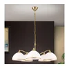 Orion LU 1838/5 - Lestenec na verigi OLD LAMP 5xE27/40W/230V bela/bron