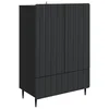 Kreveta s ladicama Crna 66 x 34,5 x 97 cm Konstruirano drvo