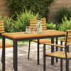 Gornji dio stola Prirodna nafta 110 x 55 x 2 cm
