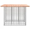 Vrtni stol, gabion dizajn, 100x102x72 cm, masivno drvo, douglas