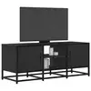 TV ormarić crni 100 x 35 x 41 cm konstruirano drvo i metal