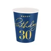 PartyPal Skodelice za rojstni dan za 30. rojstni dan 220ml 6 kosov.