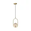 Luster na sajli CORDEL 1xG9/28W/230V mesing/dimljeno bež