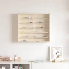 vidaXL Lesena vitrina s polico Drugo Rjava 60 x 8,5 x 54 cm Vezani les