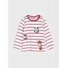 Sinsay - Pamučna majica sa božićnim motivom Minnie Mouse - krem