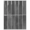 Pravougaona keramika 10 pcs Siva 29 x 23 x 0,08 cm