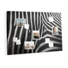 tulup.si Plošča iz plute Vzorec zebra 120x80 cm Kovinski zatiči