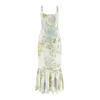 Guess Cocktail obleka W6GKA6 W2409 Svetlo bež Regular Fit