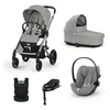 Cybex Voziček 4v1 plus nosilka AMYA Balios komplet stone grey