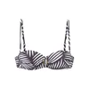 LASCANA Bikini zgornji del antracit/bela