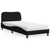 Krevet s madracem Hvar crni 90x200 cm od tkanine