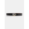 Usnjen dvostranski pas Karl Lagerfeld K/AUTOGRAPH