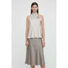 Majica Bruuns Bazaar AcaciaBBSusie top ženska, bež barva, BBW3902