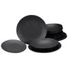 Creatable Jedilni Servis Vesuvio Black, 12-Delni
