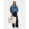 Tommy Jeans Ročna torba Tjw Wave Flag Med Tote AW0AW18466 Bež