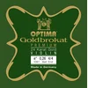 Optima Goldbrokat Premium 24K Gold E 4/4 Medium Ball End Violinska struna