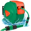 Lean-toys Avtomatski vrtni kolut s cevjo 20m+2m