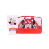 Disney Minnie Mouse Kozmetična torbica, prozorna + sponke, elastike