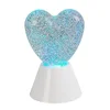 Rabalux Dečija gliter lampa Heart, RGB, Bela