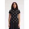 FRED PERRY POLKA DOT MAJICA BLACK
