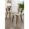 HANAH HOME Set stolica (6 komada) Arfe Cream Brown