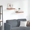 Polica na zidu 2 pcs Crvena 40 x 23,5 x 4 cm Konstruirano drvo