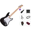 SX SST/ASH Premium SET Transparent Black Električna kitara