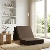 Sofa na razvlačenje 75 x 67 x 45 cm Sivosmeđa
